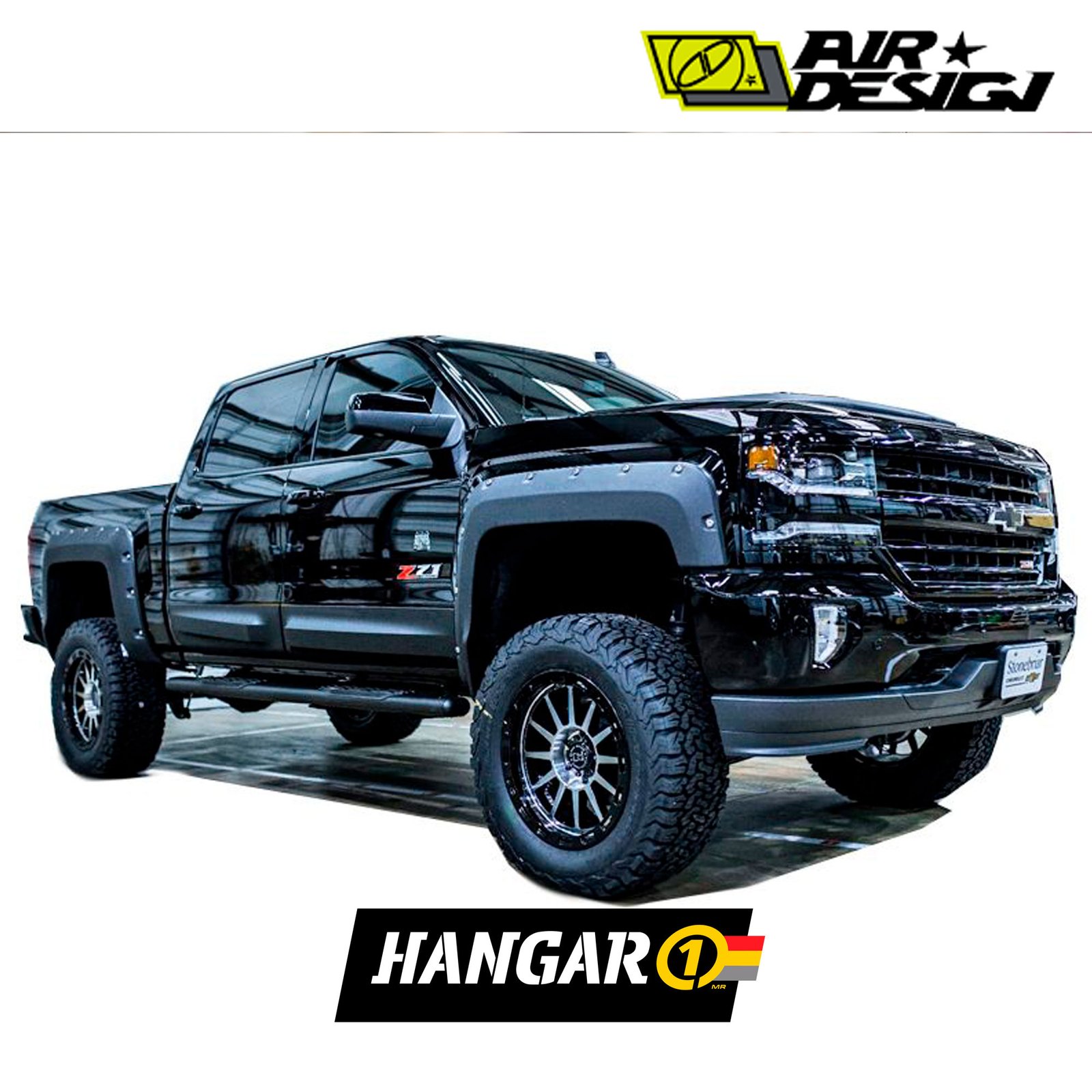 Body kit para caja STD sin tomas de aire Silverado 2014-2015