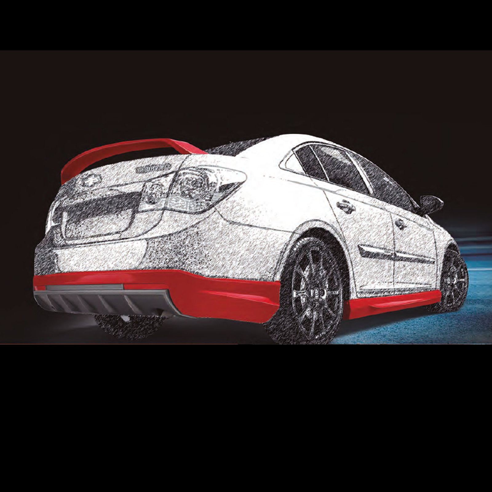 KIT AERODINAMICO CRUZE 20155 C/ALERON VOLADO